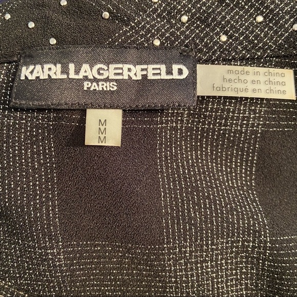 Karl Lagerfeld women’s blouse in size medium - Picture 6 of 8